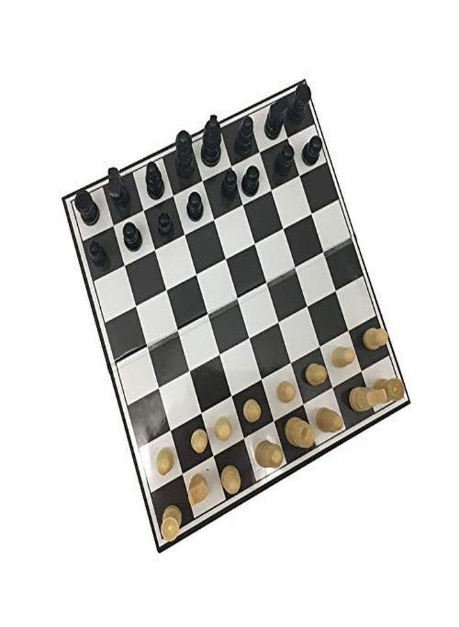 WENGTY Black and White Tournament Chess Set Professional Chess Vinyl Game with Solid Plastic Pieces Set (Fide Standards) - for Professional Chess Players - Black and White - Image 4
